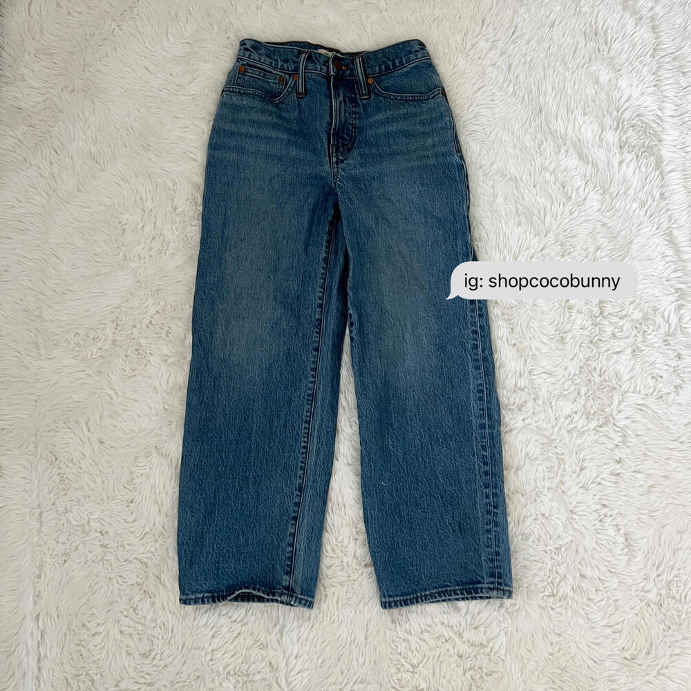madewell the perfect vintage wide-leg crop jeans